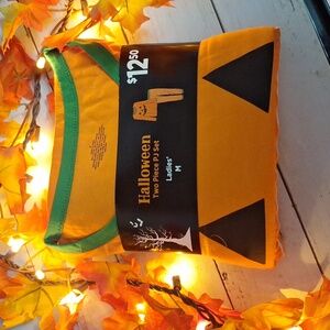 🟢Ladies 2 Piece Pumpkin Halloween Pajama Set